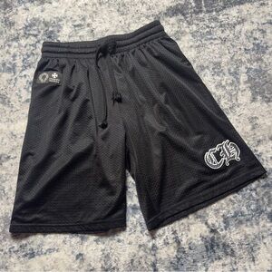 Chrome Hearts Black Mesh Jersey Shorts Size Medium